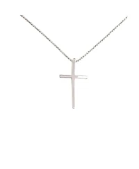 The Classic Cross Necklace in Sterling Silver