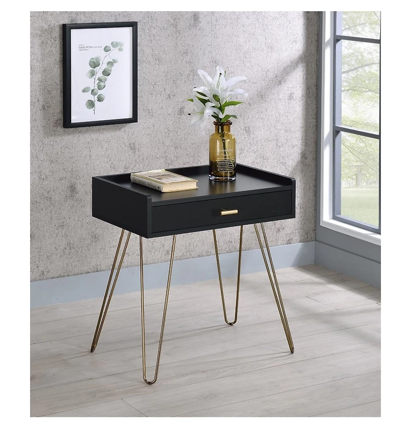 End Table with Drawer for Living Room or Bedroom Storage