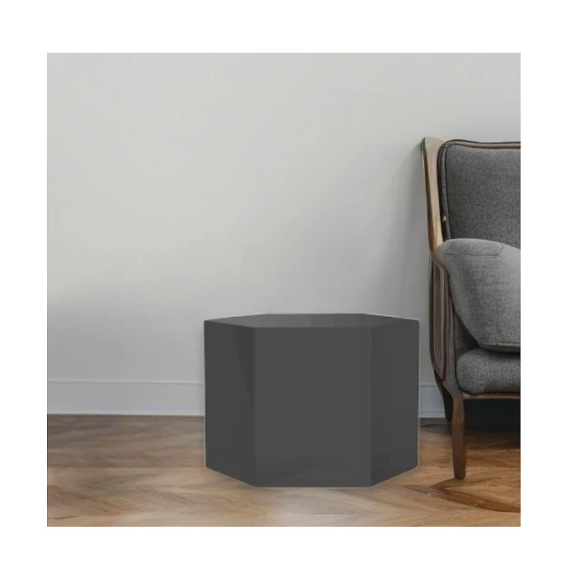 Modern Wood End Table with Sturdy Frame