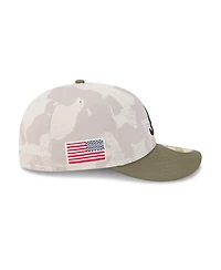 New Era Men's Light Beige/Olive Atlanta Braves 2025 Armed Forces Day 59FIFTY Fitted Hat