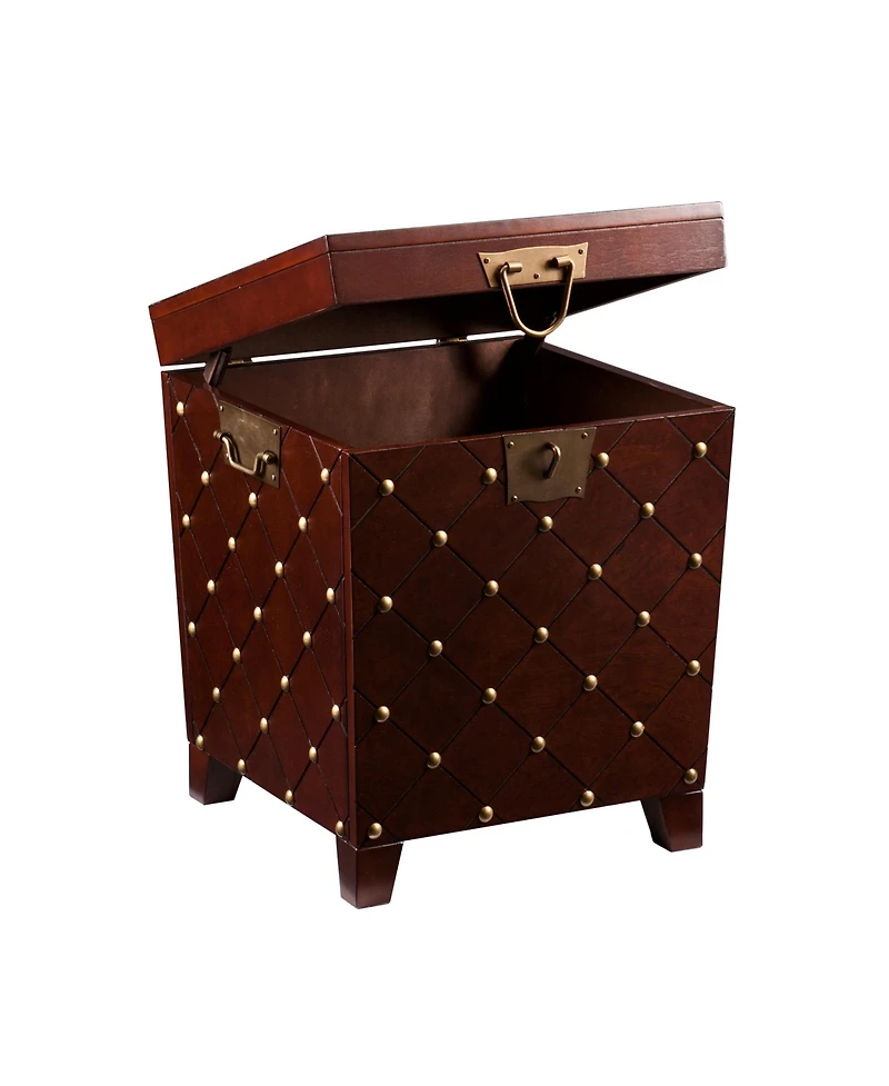 Wood Square End Table for Living Room or Bedroom Accent
