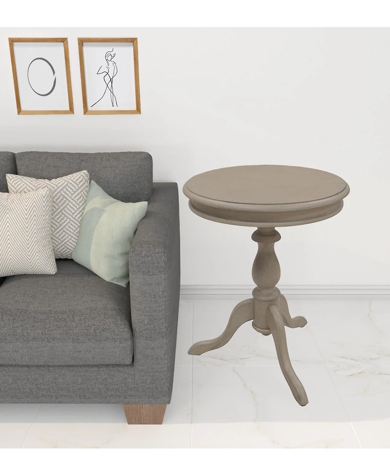 Manufactured Wood Round End Table – Functional and Stylish Accent Table for Living Room