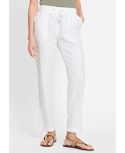 Olsen Women's Lisa Fit Straight Drawstring Pant
