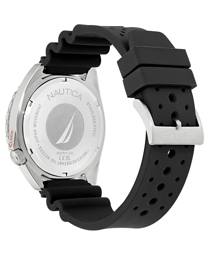 Nautica Men's Analog Silicone Watch