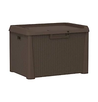 Patio Storage Box Brown 33 gal Pp