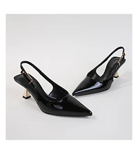 Cassandra Slingback Kitten Heels