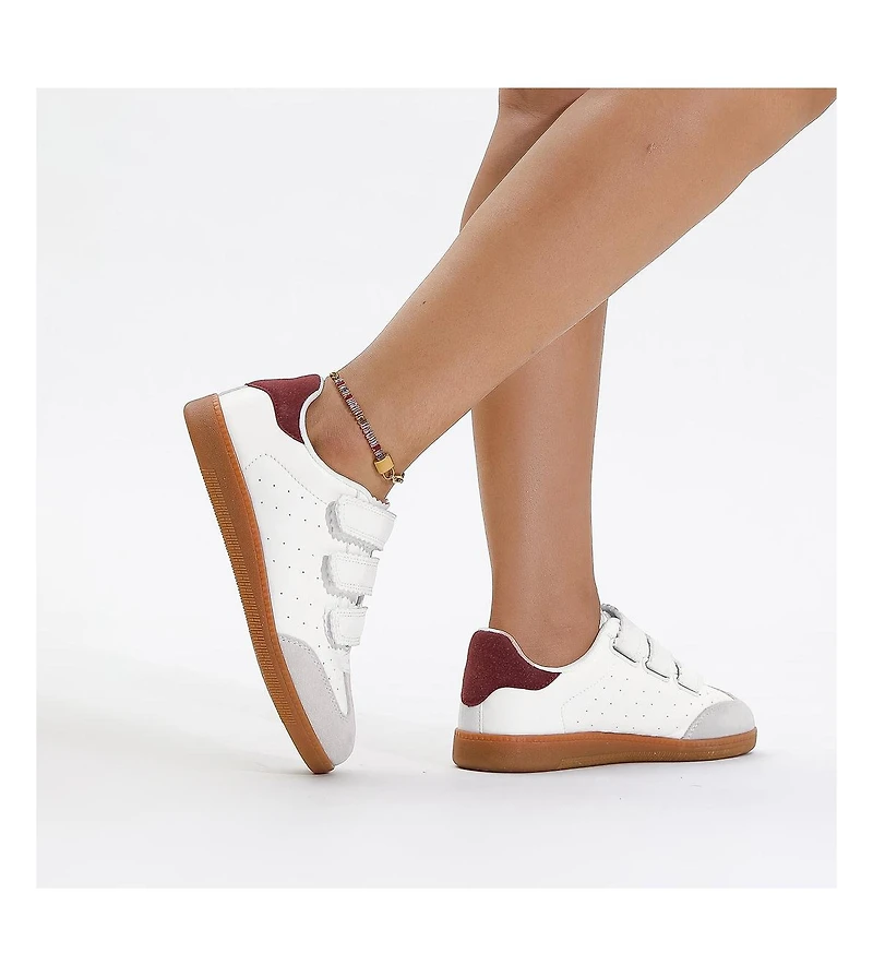 Blake Triple-Strap Gum Sole Sneakers