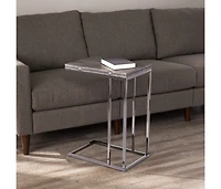 Expandable Rectangular End Table for Living Room or Office Use