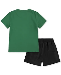 Jordan Toddler Boys Dri-fit Jumpman Woven Play Jersey T-Shirt & Mesh Shorts, 2 Piece Set