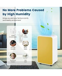 32 Pints/Day Portable Quiet Dehumidifier for Rooms up to 2500 Sq. Ft