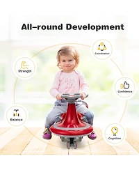 Wiggle Car Ride-on Toy with Flashing Wheels