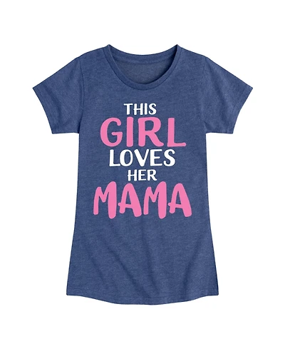 Hybrid Apparel Big Girls This Girl Loves Her Mama Graphic T-Shirt