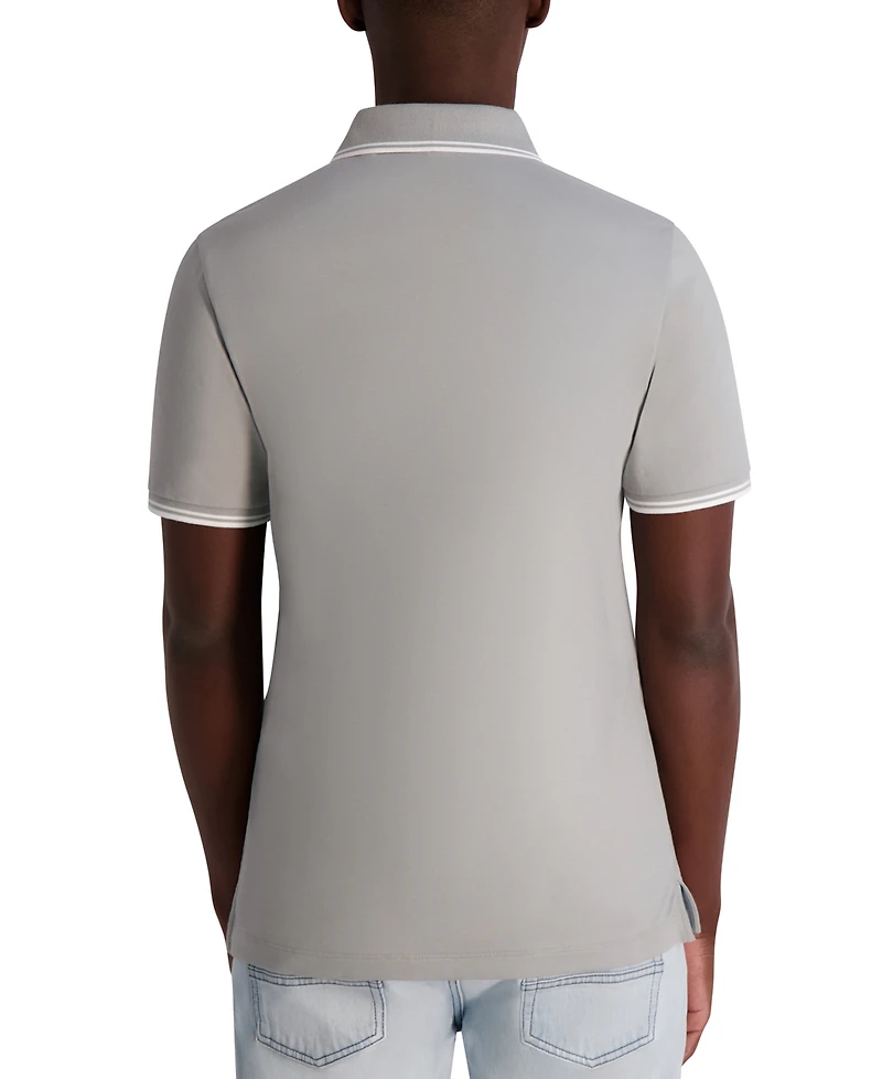 Karl Lagerfeld Paris Men's Regular-Fit Tipped Polo Shirt