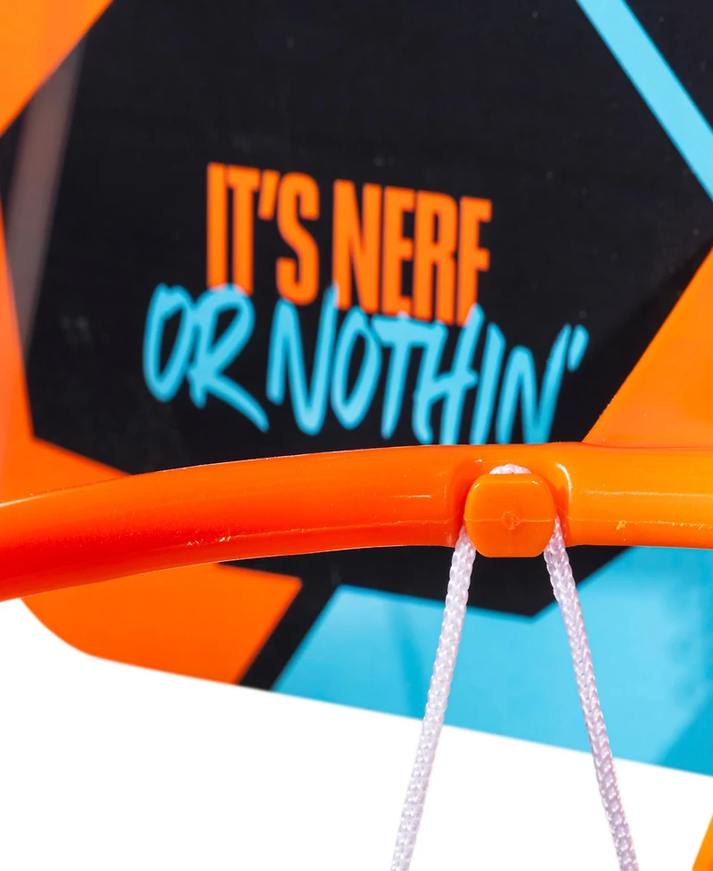 Franklin Sports Nerfoop Slam Mini Over the Door Basketball Hoop Set