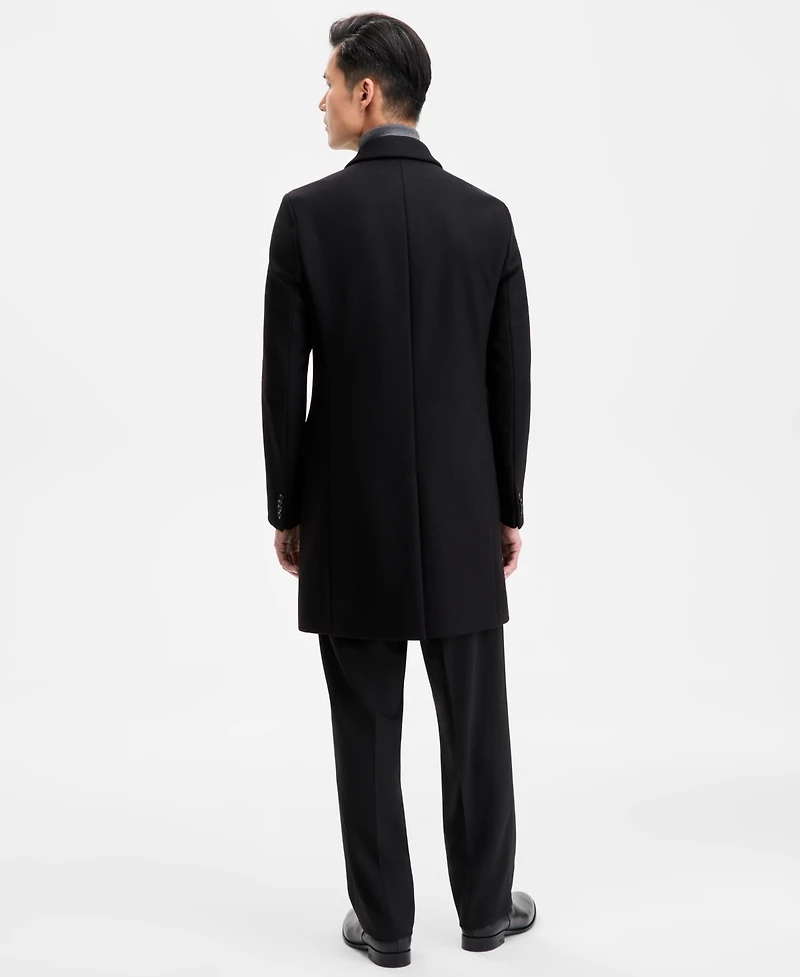 Hugo by Boss Men's Slim-Fit Wool Cashmere Overcoat
