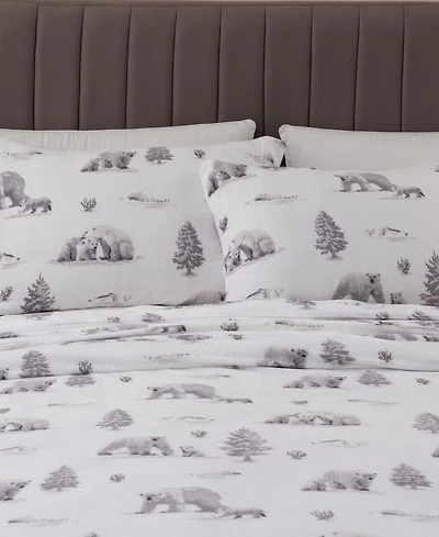 Linery & Co. Ultra-Soft Printed Velvet Plush Sheet Set