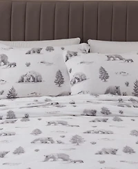 Linery & Co. Ultra-Soft Printed Velvet Plush Sheet Set