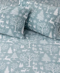 Linery & Co. Ultra-Soft Printed Velvet Plush Sheet Set