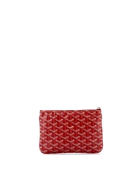 Pre-Owned Goyard Pm Senat Zip Pouch Coated Canvas