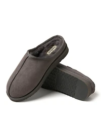 Dearfoams Men's Fireside By Grafton Genuine Shearling Clog House Shoe Slipper