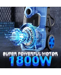 4500 Psi 2.0 Gpm Electric Pressure Washer with Foam Cannon & Hose Reel