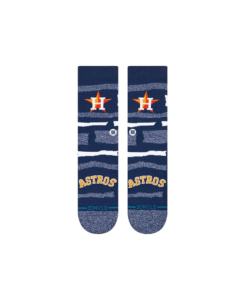 Stance Men's and Women's Houston Astros Squeeze Tri-Blend Knit Crew Socks