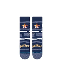 Stance Men's and Women's Houston Astros Squeeze Tri-Blend Knit Crew Socks
