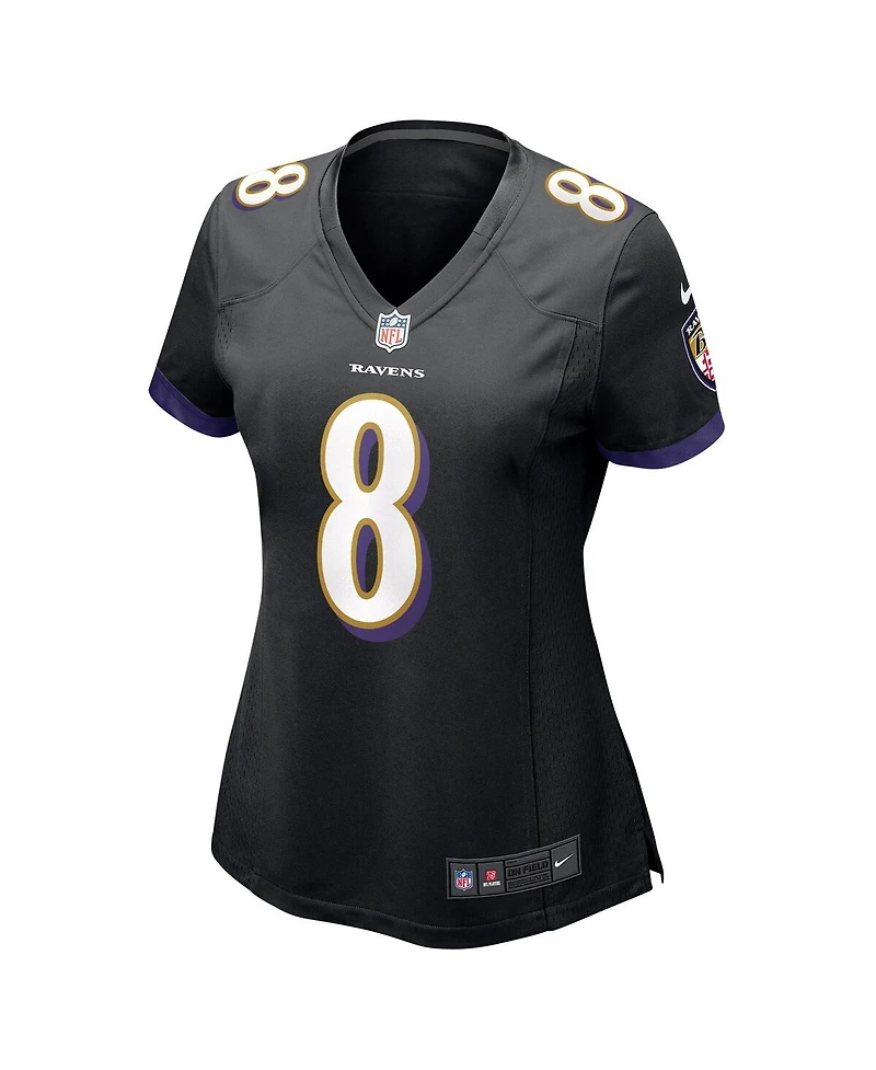 Nike Women's Lamar Jackson Black Baltimore Ravens Alternate Game Jersey