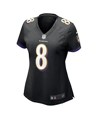 Nike Women's Lamar Jackson Black Baltimore Ravens Alternate Game Jersey