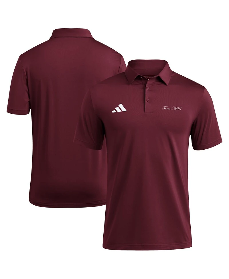 Adidas Men's Maroon Texas A&M Aggies Ultimate 365 Polo Shirt