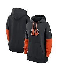 Nike Women's Black Cincinnati Bengals 2024 Sideline Essential Fleece Pullover Hoodie