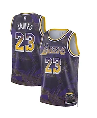 Nike Men's and Women's LeBron James Purple Los Angeles Lakers 2025 Select Series Swingman Player Jersey