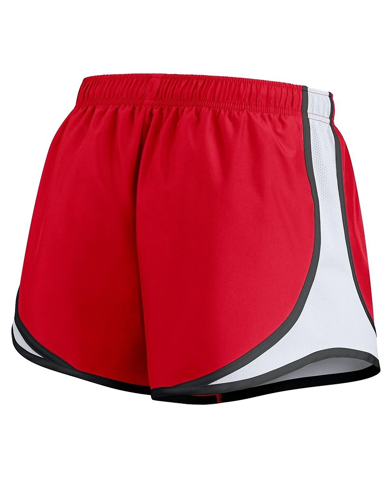 Nike Women's Red Ohio State Buckeyes Spring Break Tempo Performance Shorts