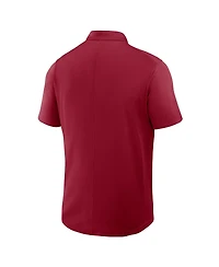 Nike Men's Crimson Alabama Crimson Tide Primetime Victory Primary Logo Performance Polo Shirt