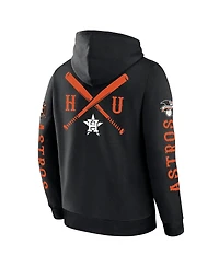 Fanatics Men's Black Houston Astros Big City Legacy Fleece Pullover Hoodie