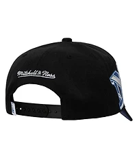 Mitchell & Ness Men's Black Los Angeles Dodgers Hyper Type Pro Crown Snapback Hat