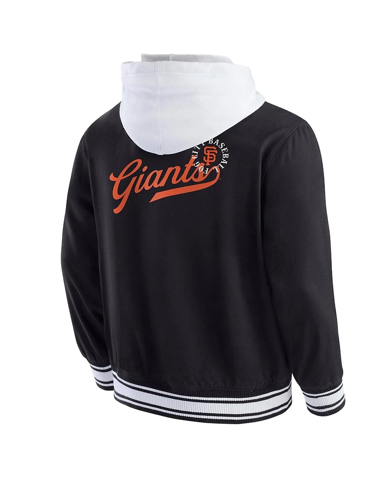 Darius Rucker Collection by Fanatics Men's Black San Francisco Giants Full-Snap Hooded Jacket