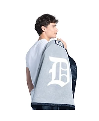 Starter Men's Navy Detroit Tigers Cooperstown Collection Point Man Full-Snap Coaches Jacket