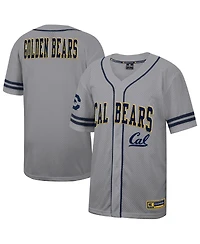 Colosseum Men's Gray Cal Bears Free Spirited Baseball Jersey
