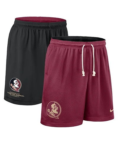 Nike Men's Garnet/Black Florida State Seminoles 2025 Sideline Reversible Performance Shorts