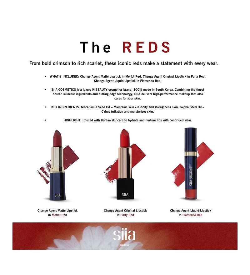 3-Pc. The Reds Set