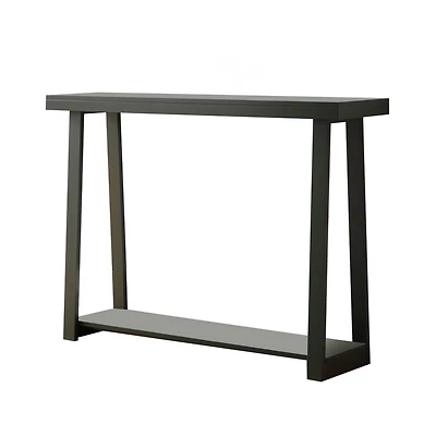 Kings Brand Furniture Emma Narrow Console Table with Lower Shelf Perfect for Sofa Table, Entryway Hallway, Living Room