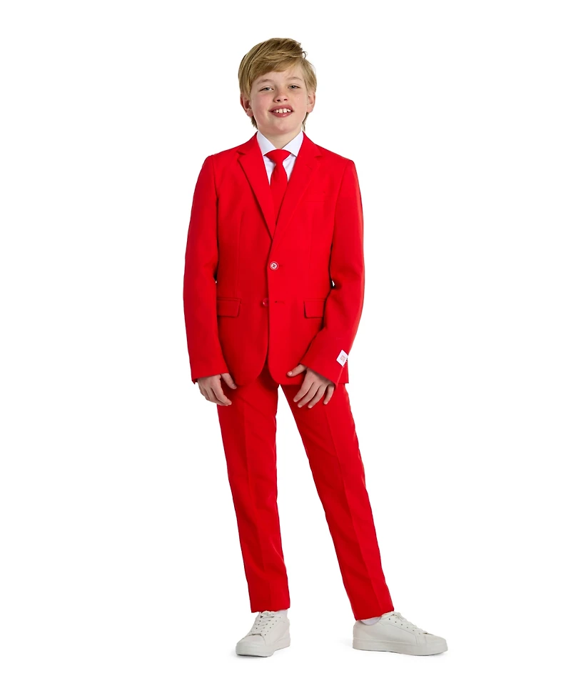 OppoSuits Big Boys 3-Piece Devil Solid Suit Set