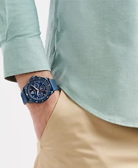 Nautica Men's Analog Blue Silicone Watch Set