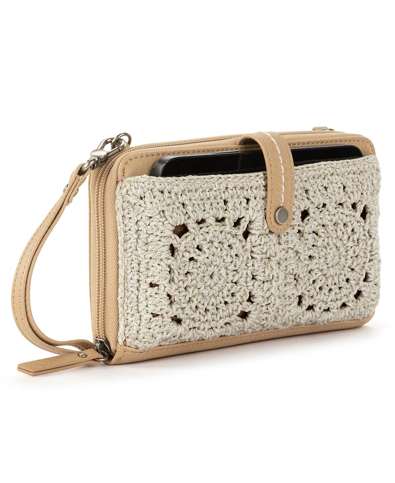 The Sak Iris Crochet Convertible Mini Crossbody Bag