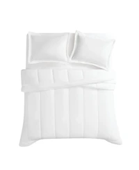 Brooklyn Loom Oversized Cotton Percale 3-Pc. Comforter Set, King