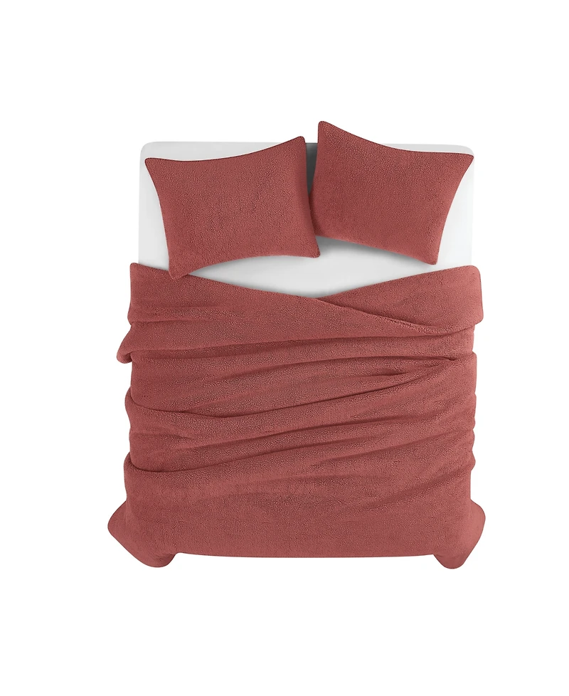 Brooklyn Loom Marshmallow Sherpa 3-Pc. Comforter Set, Full/Queen