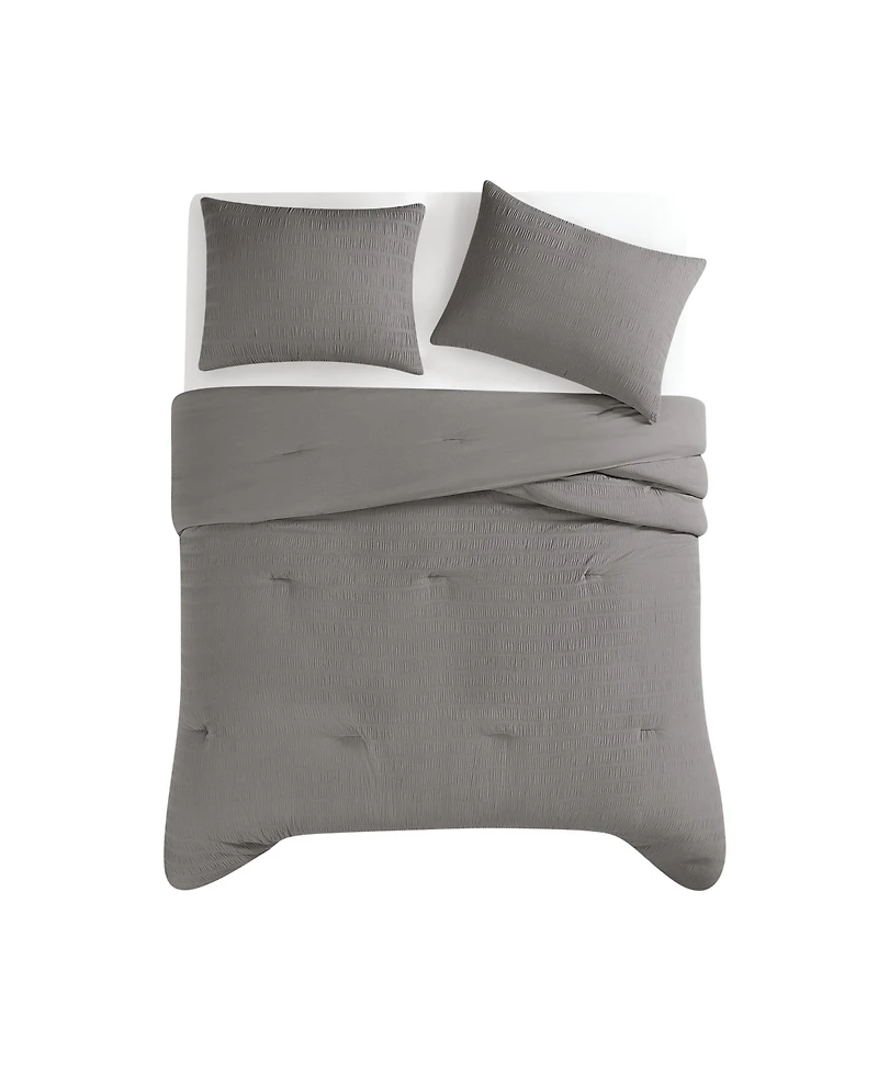 Truly Soft Crinkle Garment Wash Solid -Pc. Comforter Set