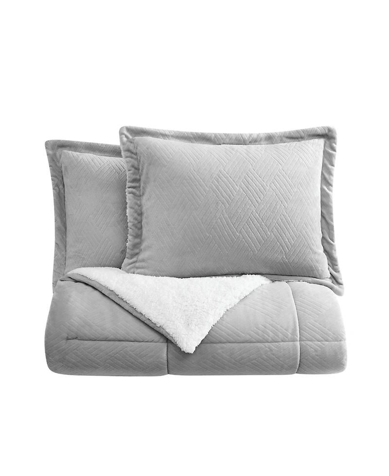 Truly Soft Basket Carved Softness 2-Pc. Comforter Set, Twin/Twin Xl