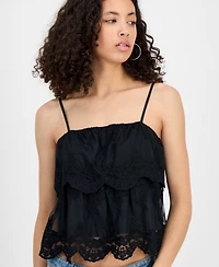 And Now This Women's Lace Cotton Tiered Camisole, Exclusively at Macy's